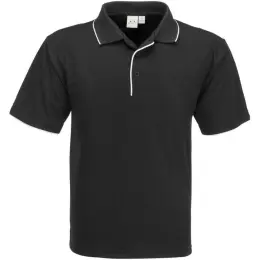 Mens Elite Golf Shirt Black